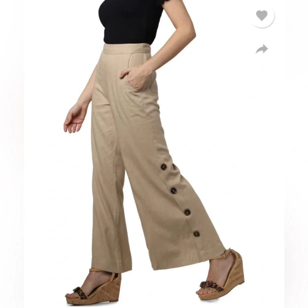 Vero Moda Linen Pant. Size -XS - Picture 6 of 11